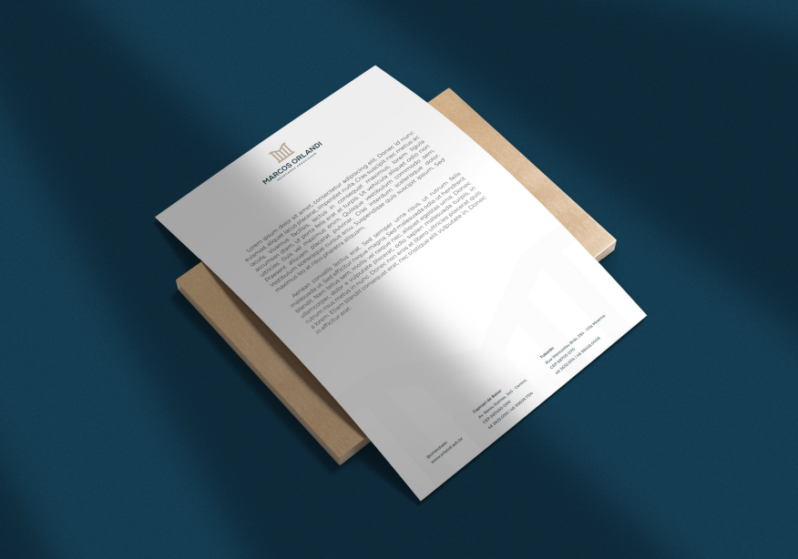 Papel timbrado institucional